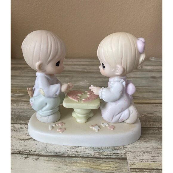 Precious Moments Other - Precious Moments #525928 Let’s Put the Pieces Together 1997 Signed by Sam B